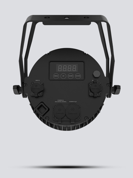 SLIMPARPROQIP HEX-COLOR (RGBAW+UV) WASH LIGHT, RGB OUTER RING, FLICKER-FREE VIDEO OPERATION